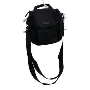 Canon DSLR Camera Shoulder Bag Black Padded Case Adjustable Strap